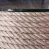 tabla basse corde et pneu zoom sur la corde de chanvre