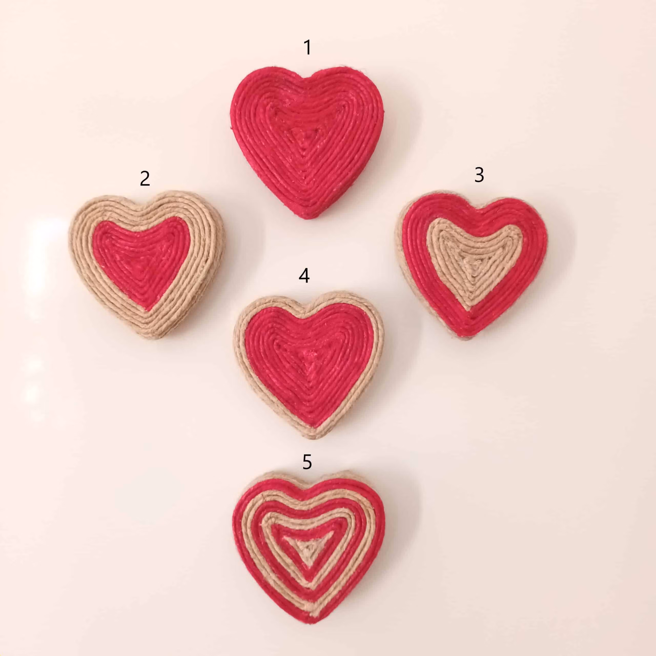 magnet coeur saint-valentin 5 modèles