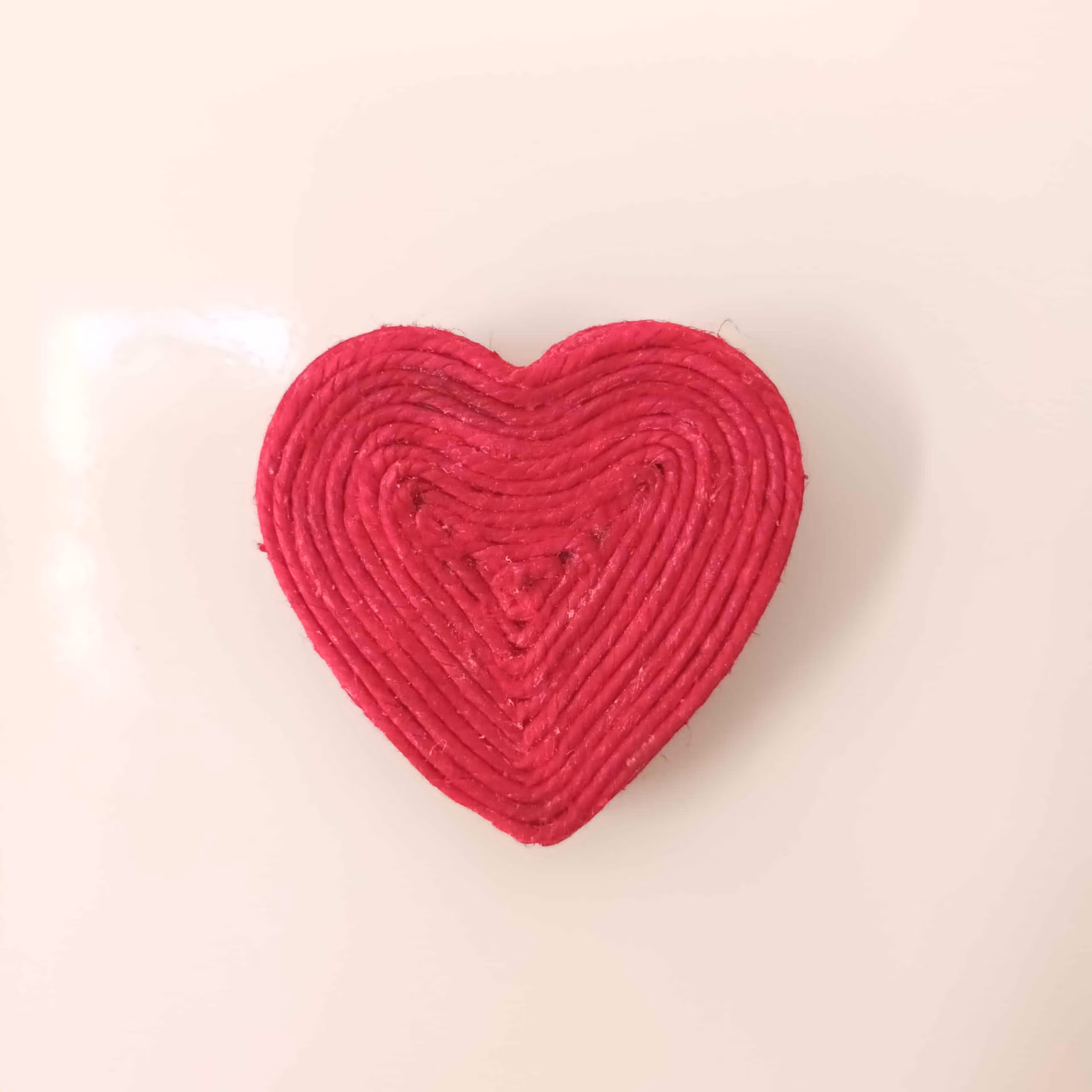 magnet coeur saint-valentin rouge