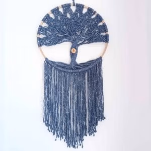 Macramé mural petit arbre de vie