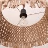 abat-jour corde de jute vue intérieur et dessous