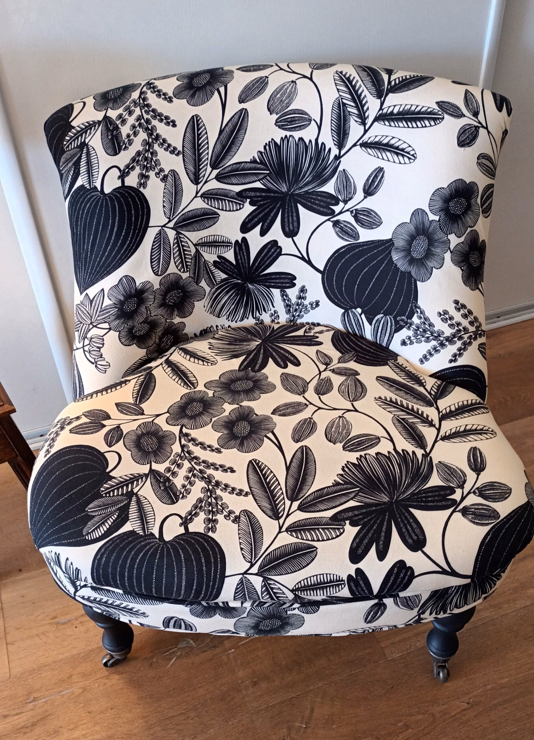 le fauteuil crapaud restauré