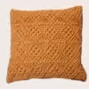 coussin moutarde coussin macramé 40 moutarde