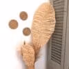 feuille décorative raphia, la petite et la grande